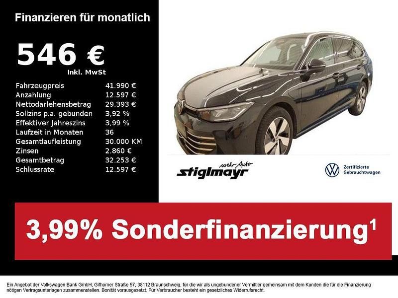 Gebraucht VW Passat Elegance 177 PS (130 kW) 2025 Grenadillschwarz metallic Kombi