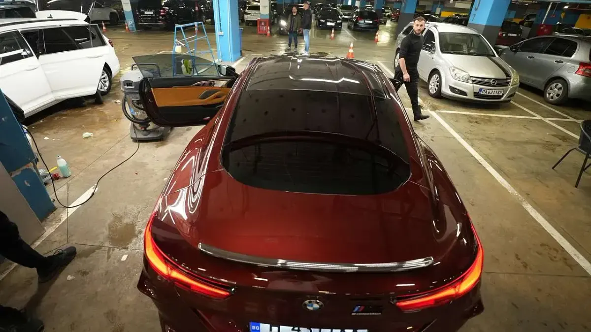 Gebraucht BMW M8 Gran Coupé Competition Edition 625 PS (459 kW) 2020 Rot Coupé