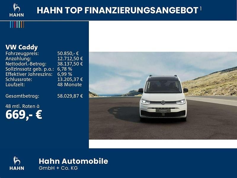 Neu VW Caddy Edition 150 PS (110 kW) 2026 Candyweiß deep black perleffe Van / Kleinbus
