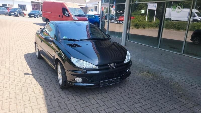 Schwarz Gebraucht 2006 Peugeot 206 CC Cabrio | 2.850 € (Teuer) - Bild 1/4