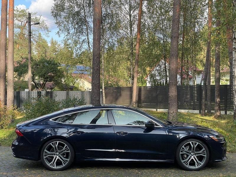 Blau Gebraucht 2019 Audi A7 Sport Limousine | 39.900 € (Superpreis) - Bild 1/4