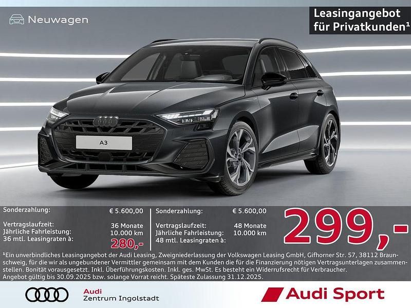 Daytonagrau Neu 2025 Audi A3 Sportback S-Line Limousine | 37.450 € (Fairer Preis) - Bild 1/3