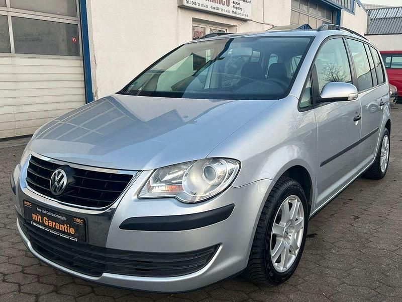 Gebraucht VW Touran Conceptline 105 PS (77 kW) 2007 Silber Van / Kleinbus