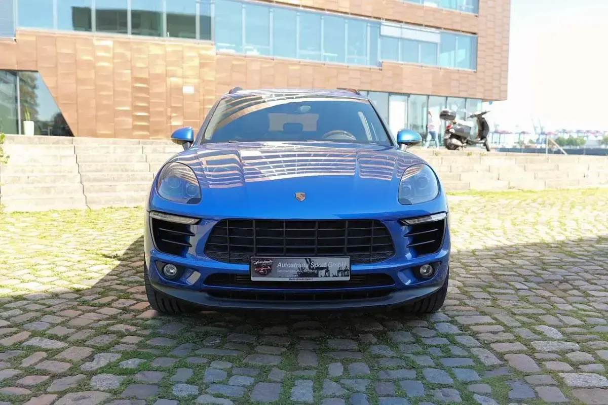 Gebraucht Porsche Macan S Diesel 258 PS (189 kW) 2015 Saphirblau SUV