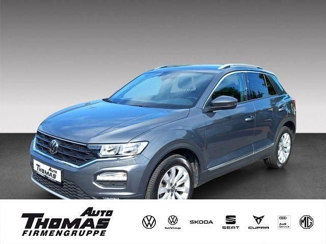 Indiumgrau metallic Gebraucht 2021 VW T-Roc Sportline SUV | 19.990 € (Superpreis) - Bild 1/3