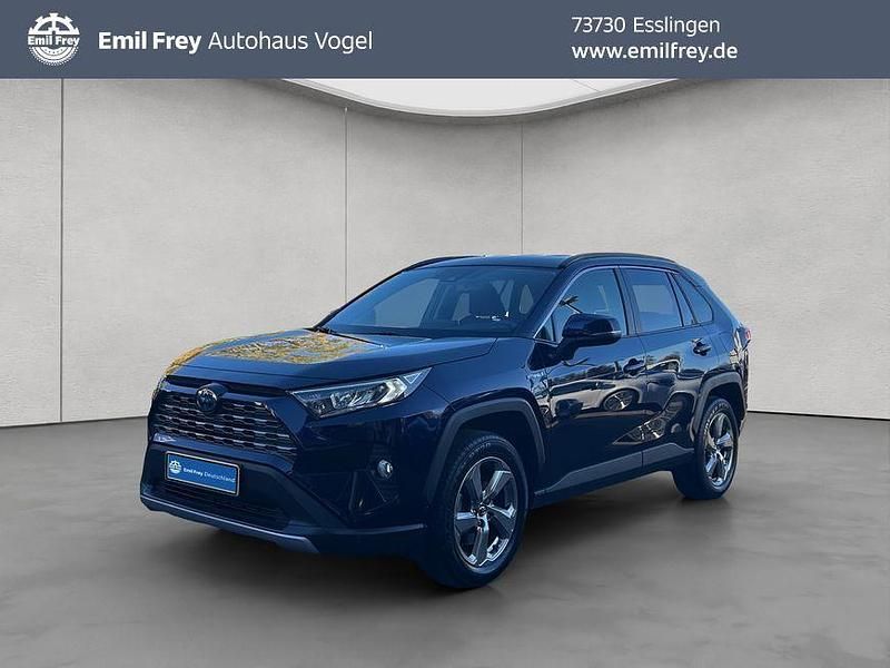 Blau Gebraucht 2019 Toyota RAV4 Hybrid Edition SUV | 29.490 € (Etwas zu teuer) - Bild 1/4