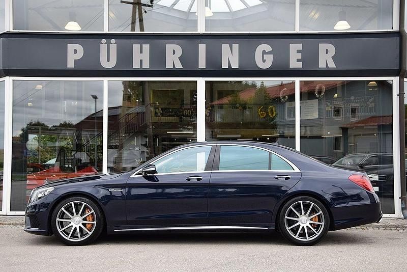 Blau Gebraucht 2014 Mercedes S63 AMG AMG Limousine | 54.900 € (Superpreis) - Bild 1/4