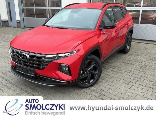 Rot Neu 2024 Hyundai Tucson Blackline SUV | 32.666 € - Bild 1/4