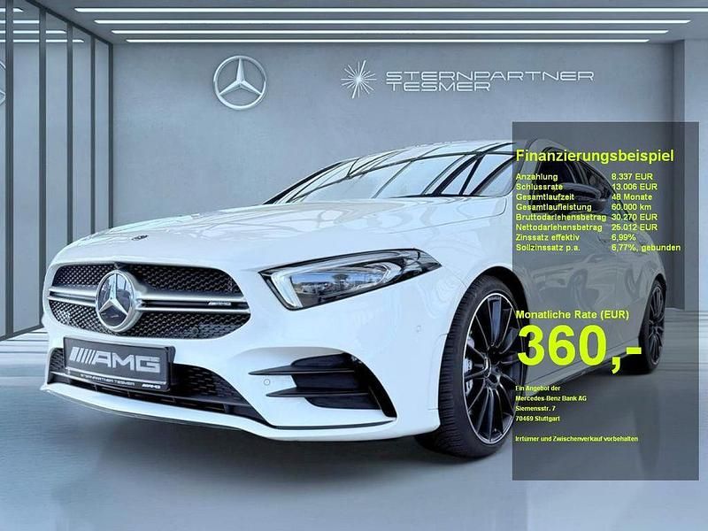 Weiß Gebraucht 2019 Mercedes A35 AMG AMG Limousine | 33.349 € (Fairer Preis) - Bild 1/3