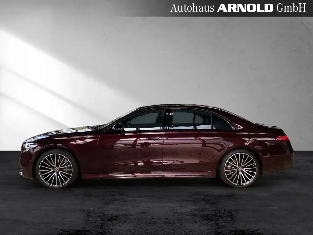 Gebraucht Mercedes S580 AMG line 503 PS (369 kW) 2024 Manufaktur rubellitrot Limousine