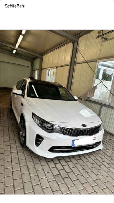 Weiß Gebraucht 2017 Kia Optima Kombi | 16.999 € (Fairer Preis) - Bild 1/4