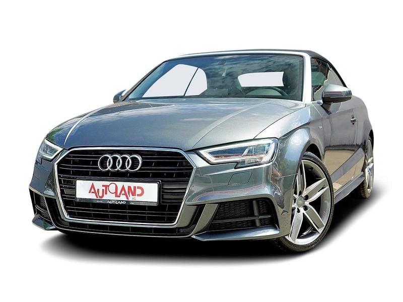 Grau Gebraucht 2018 Audi A3 S-Line Cabrio | 25.950 € (Fairer Preis) - Bild 1/4