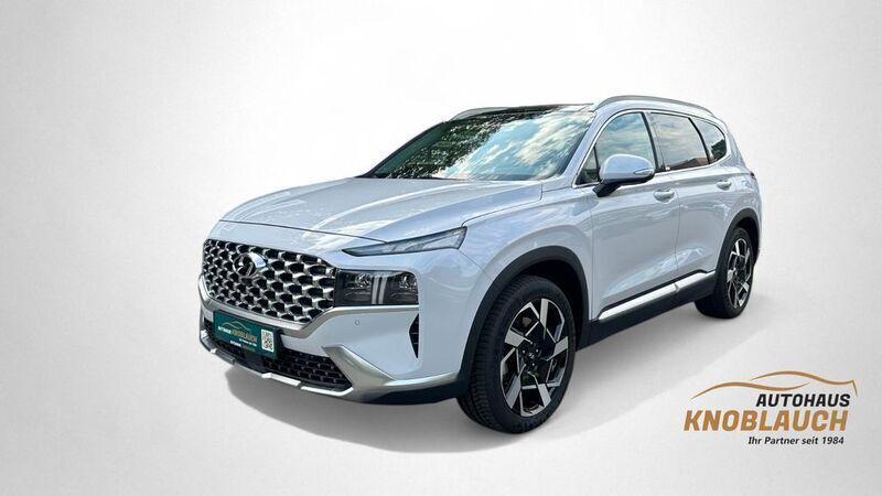 Weiß Gebraucht 2021 Hyundai Santa Fe Prime SUV | 37.990 € (Fairer Preis) - Bild 1/3