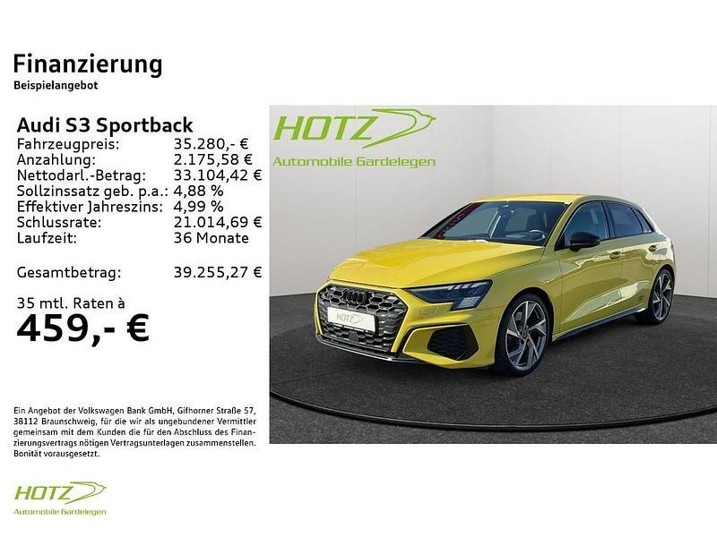 Gebraucht Audi S3 Sport 310 PS (228 kW) 2021 Gelb Limousine