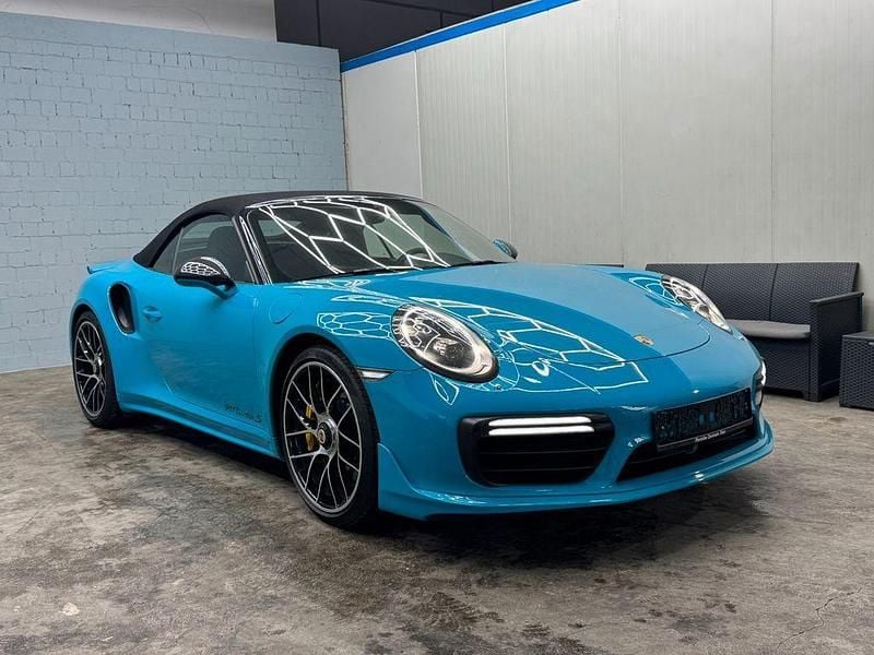 Gebraucht Porsche 911 Turbo S Cabriolet 581 PS (427 kW) 2018 Blau Cabrio