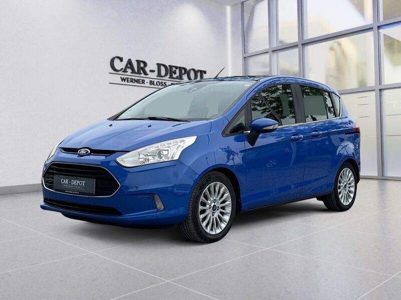 Blau Gebraucht 2012 Ford B-MAX Titanium Van / Kleinbus | 6.499 € (Fairer Preis) - Bild 1/4