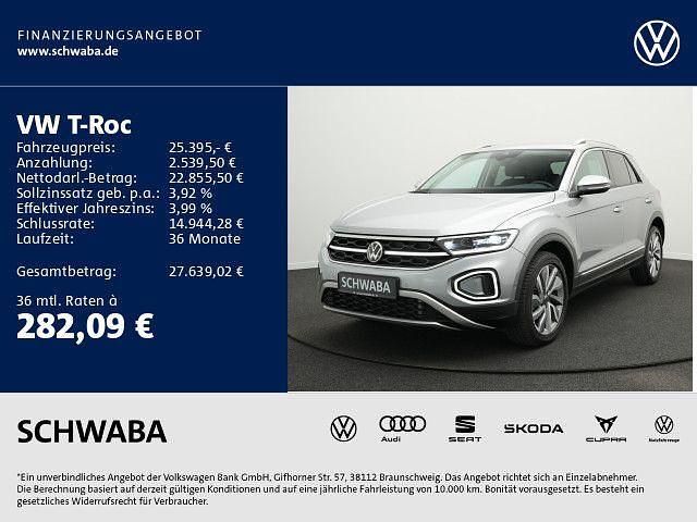 Gebraucht VW T-Roc Style 150 PS (110 kW) 2023 Pyrit silber metallic SUV