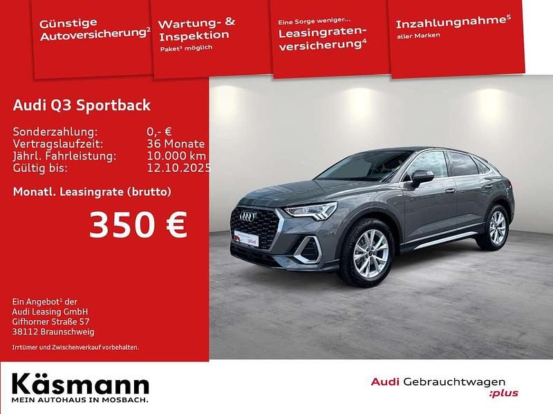 Chronosgrau metallic Gebraucht 2025 Audi Q3 S-Line SUV | 42.930 € (Fairer Preis) - Bild 1/4