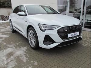 Gebraucht Audi e-tron S-Line 300 kW (408 PS) 2023 Weiß (gletscherweiss) SUV