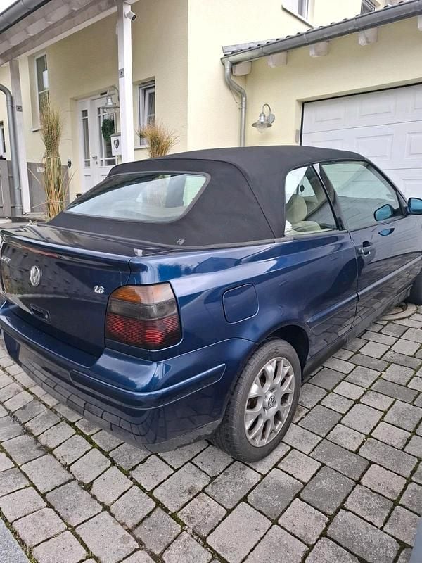 Blau Gebraucht 2000 VW Golf Cabriolet Cabrio | 1.490 € (Guter Preis) - Bild 1/4
