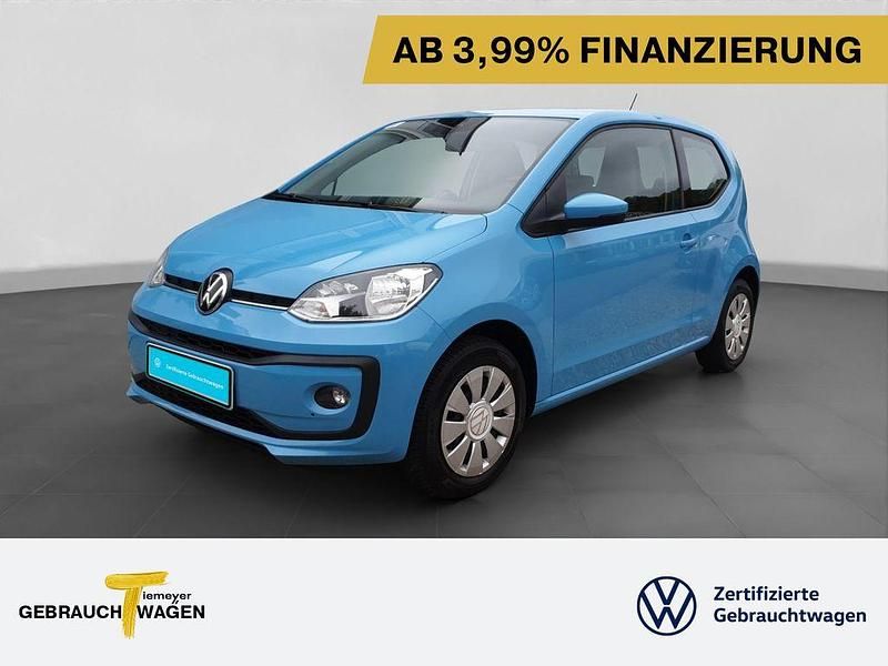 Blau Gebraucht 2020 VW up! move up! Kleinwagen | 10.690 € (Fairer Preis) - Bild 1/4