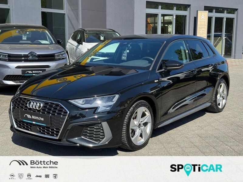 Schwarz Gebraucht 2024 Audi A3 e-tron S-Line Kleinwagen | 29.980 € (Fairer Preis) - Bild 1/4