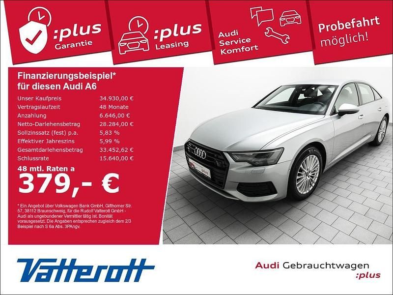 Silber Gebraucht 2021 Audi A6 Design Limousine | 34.930 € (Fairer Preis) - Bild 1/4