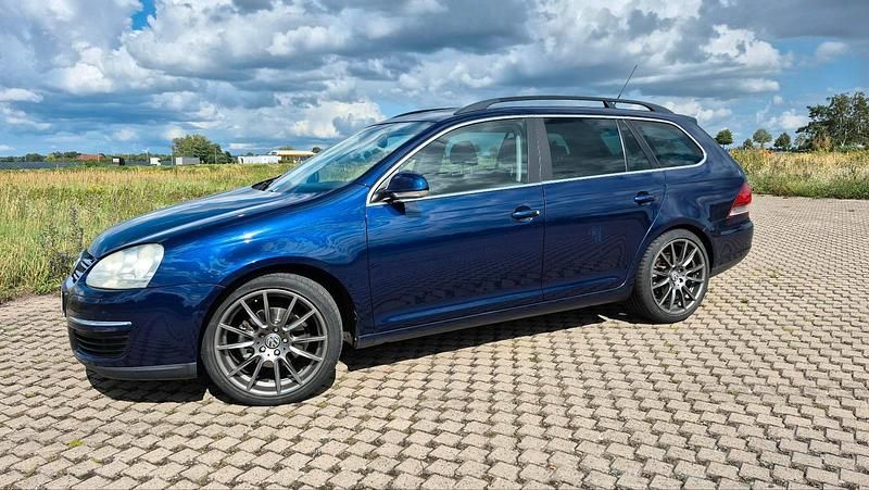 Blau Gebraucht 2007 VW Golf V Sportline Kombi | 2.995 € (Superpreis) - Bild 1/4