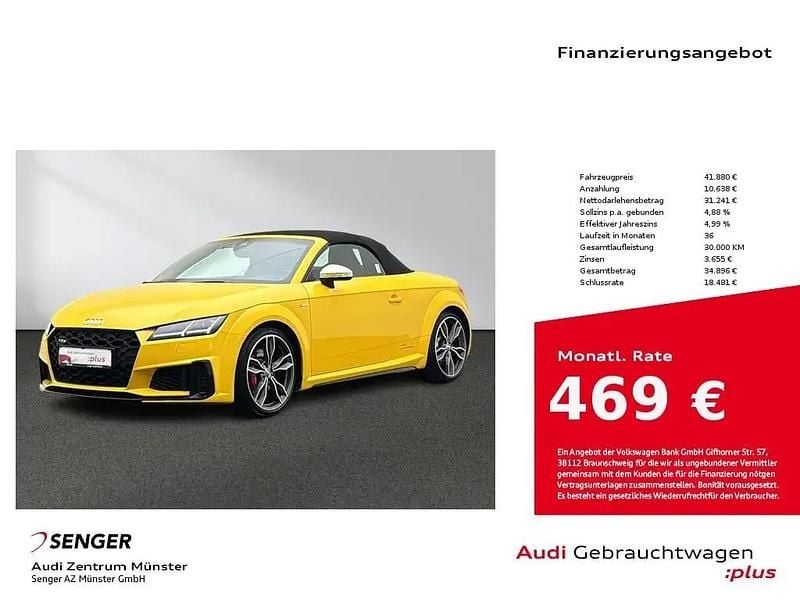 Gebraucht Audi TTS Sport 320 PS (235 kW) 2021 Vegasgelb Cabrio