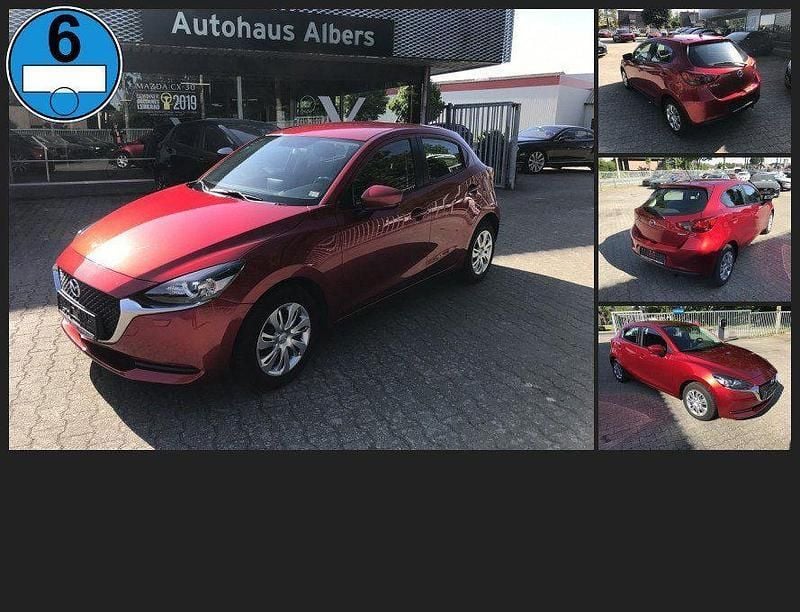Rot Gebraucht 2021 Mazda 2 Ad'Vantage Kleinwagen | 14.988 € (Fairer Preis) - Bild 1/4