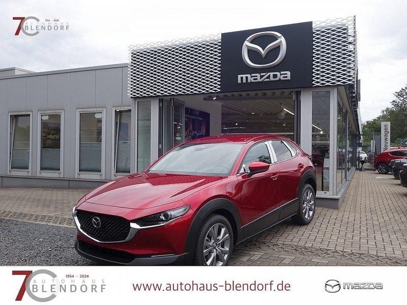 Soul red crystal Gebraucht 2025 Mazda CX-30 Exclusive-Line SUV | 31.840 € (Fairer Preis) - Bild 1/3