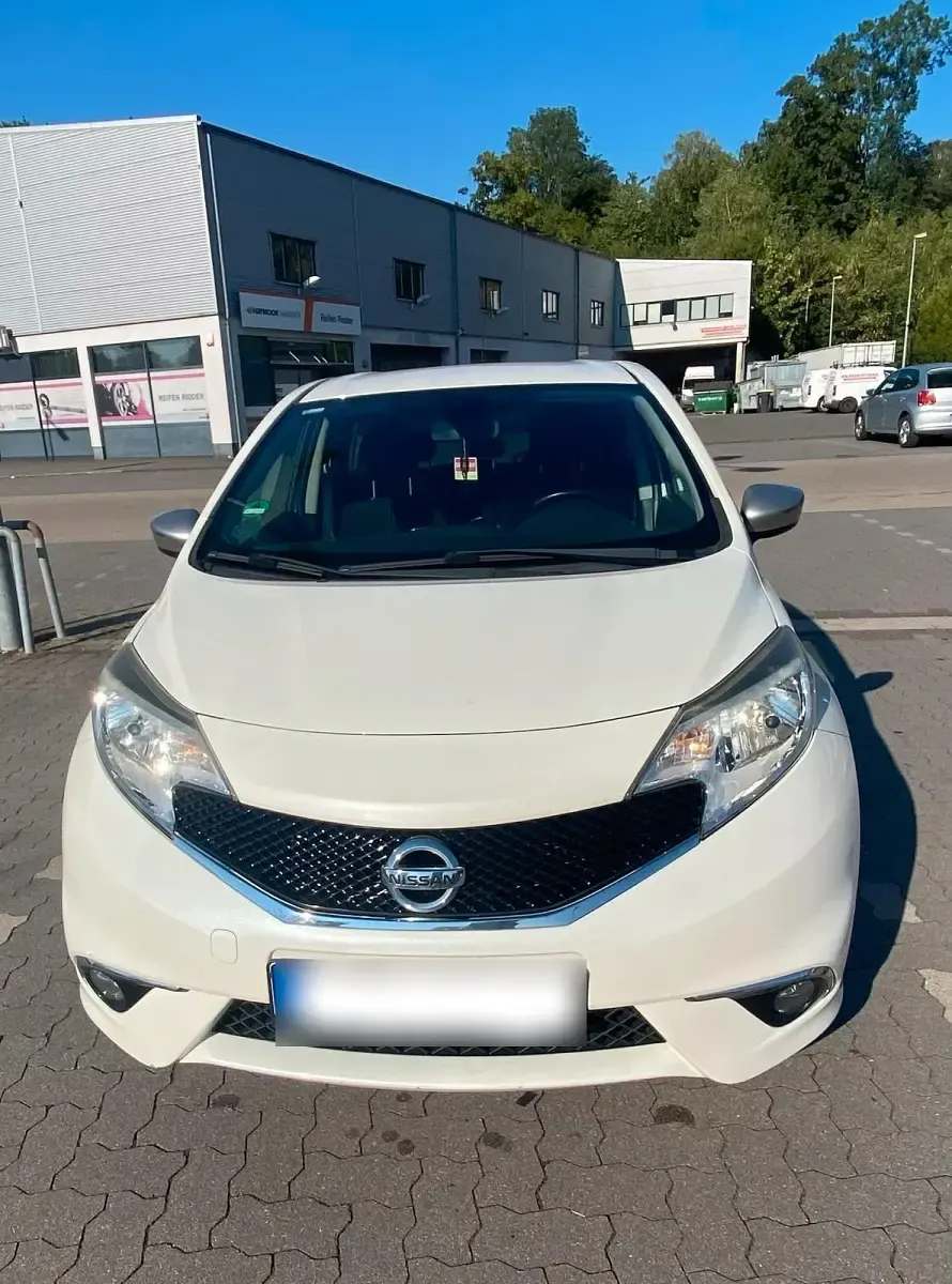 Gebraucht Nissan Note N-TEC 80 PS (58 kW) 2015 Weiß Kleinwagen