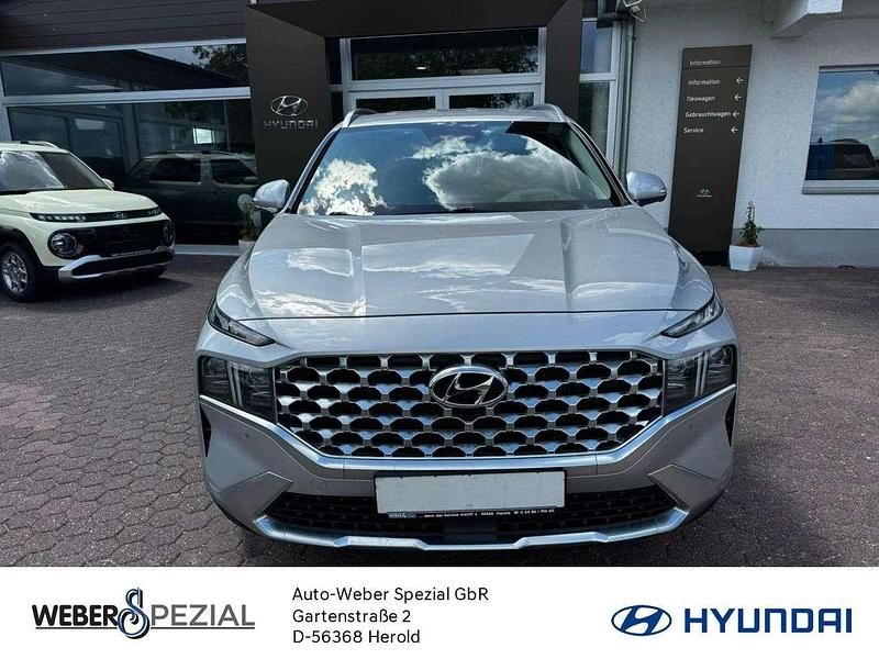 Typhoon silver Gebraucht 2022 Hyundai Santa Fe Prime SUV | 31.990 € (Guter Preis) - Bild 1/4