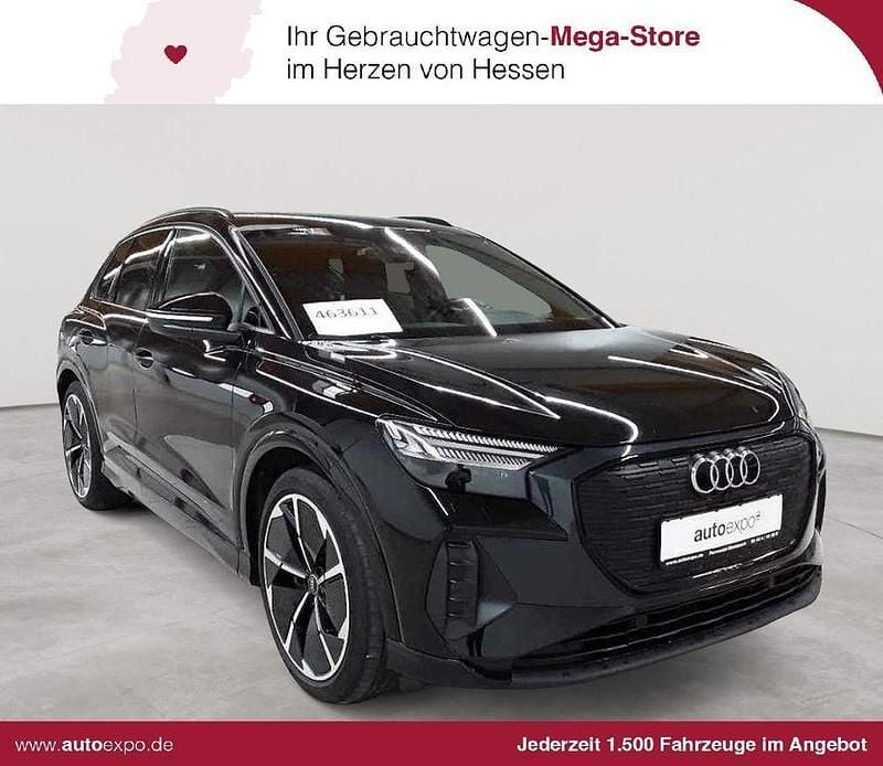 Schwarz Gebraucht 2022 Audi Q4 e-tron S-Line SUV | 29.989 € (Superpreis) - Bild 1/4
