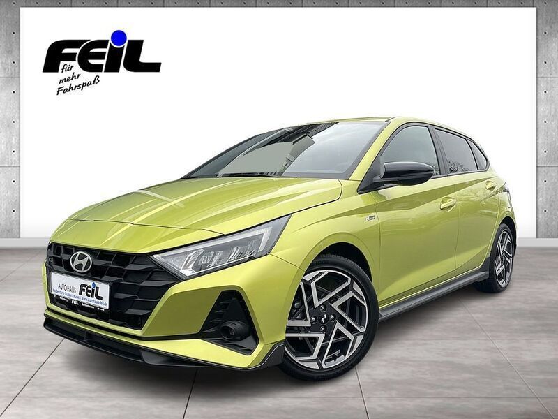 Lucid lime / met Neu 2024 Hyundai i20 N Line Limousine | 18.670 € (Fairer Preis) - Bild 1/4