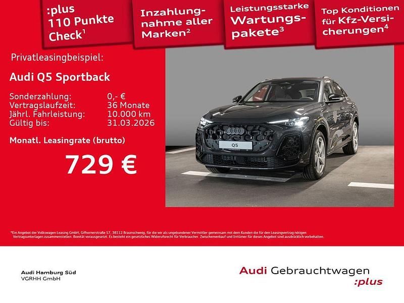 Tamboragrau metallic Gebraucht 2025 Audi Q5 Sportback Ambiente SUV | 64.440 € (Teuer) - Bild 1/3