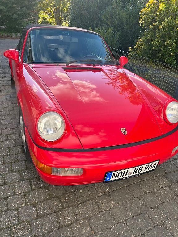Rot Gebraucht 1991 Porsche 964 Cabrio | 72.400 € - Bild 1/4