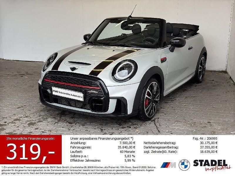 Silber Gebraucht 2022 Mini John Cooper Works Cabriolet Cabrio | 32.444 € (Fairer Preis) - Bild 1/4