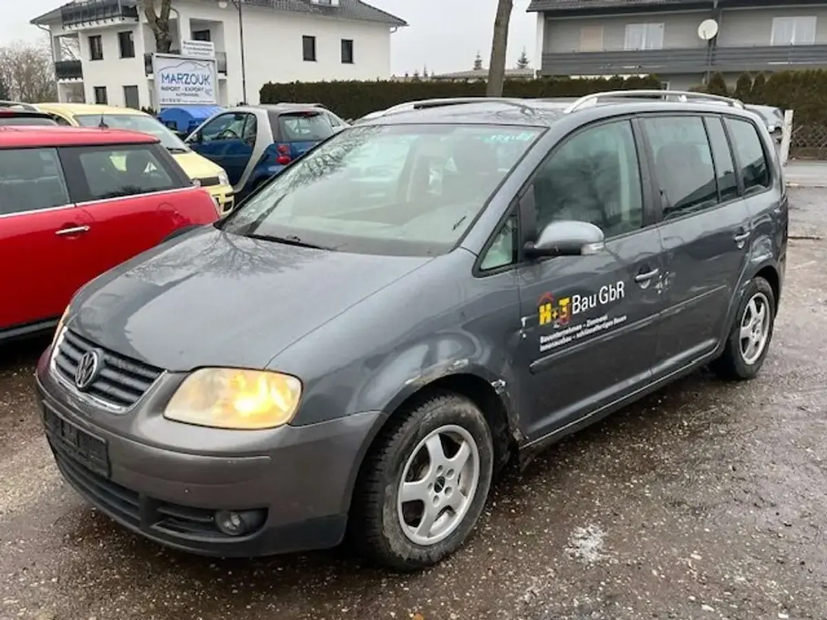 Gebraucht VW Touran 116 PS (85 kW) 2004 Grau metalic Van / Kleinbus