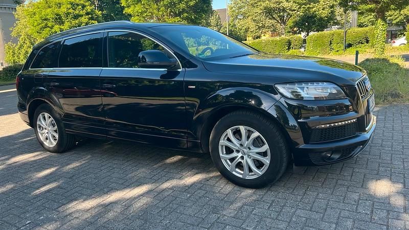 Schwarz Gebraucht 2014 Audi Q7 S-Line SUV | 19.500 € (Guter Preis) - Bild 1/4