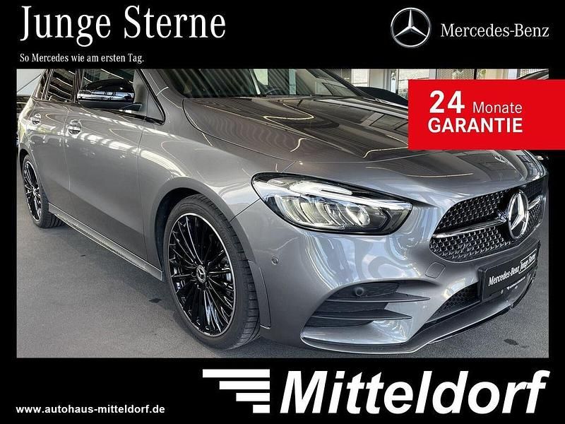Lack mountaingrau Gebraucht 2024 Mercedes B200 AMG line Van / Kleinbus | 37.980 € (Teuer) - Bild 1/4