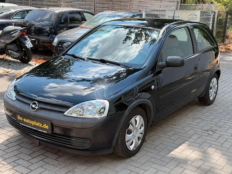 Schwarz Gebraucht 2001 Opel Corsa Kleinwagen | 350 € (Superpreis) - Bild 1/4