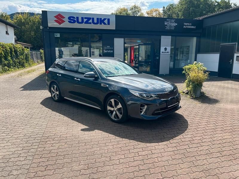 Grau Gebraucht 2017 Kia Optima GT-Line Kombi | 12.900 € (Fairer Preis) - Bild 1/4
