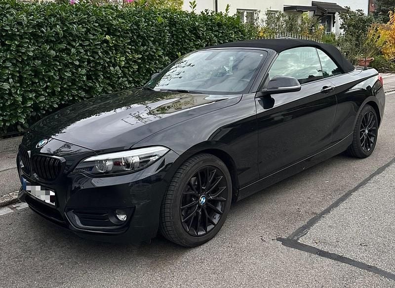 Gebraucht BMW 218 Advantage 150 PS (110 kW) 2017 Schwarz Cabrio