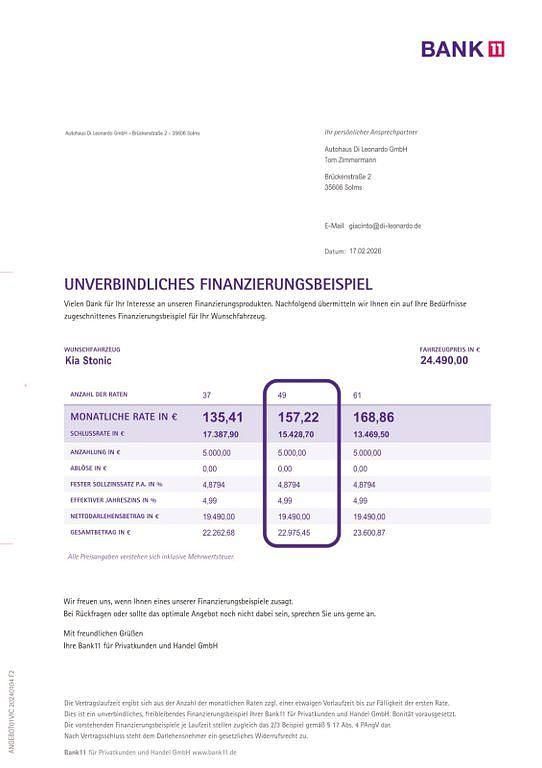 Gebraucht Kia Stonic Vision 101 PS (74 kW) 2025 Schwarz SUV