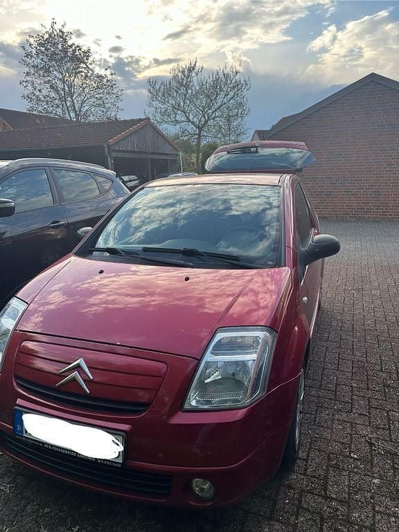 Rot Gebraucht 2007 Citroën C2 Advance Kleinwagen | 600 € (Superpreis) - Bild 1/4