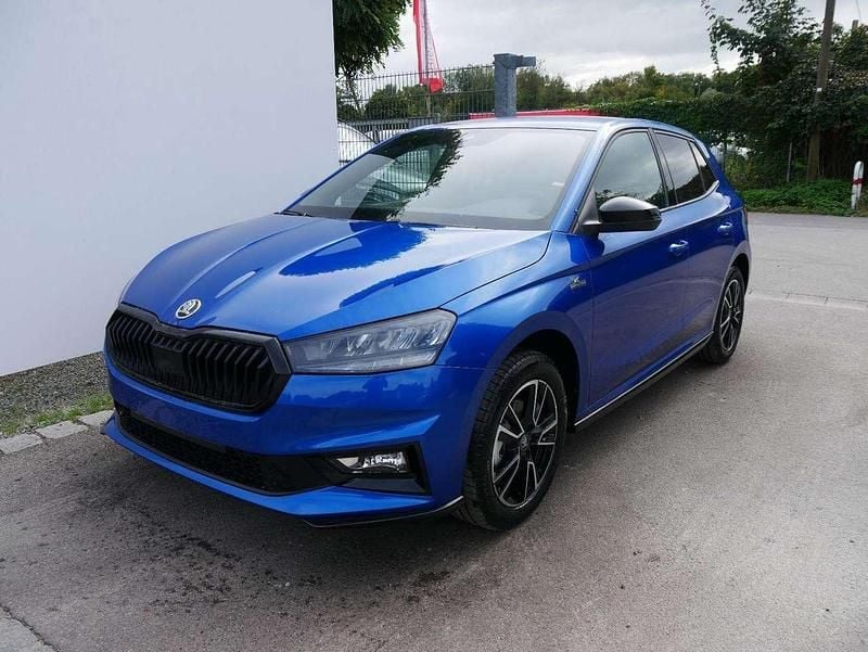 Raceblau metallic Neu 2025 Skoda Fabia Monte Carlo Limousine | 21.890 € (Guter Preis) - Bild 1/4