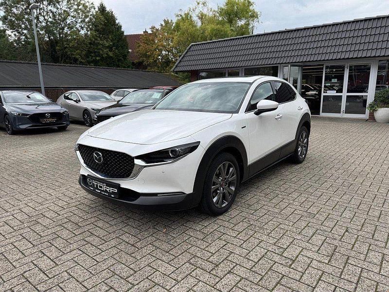 Snowflake white pearl Gebraucht 2021 Mazda CX-30 SUV | 23.990 € (Fairer Preis) - Bild 1/4