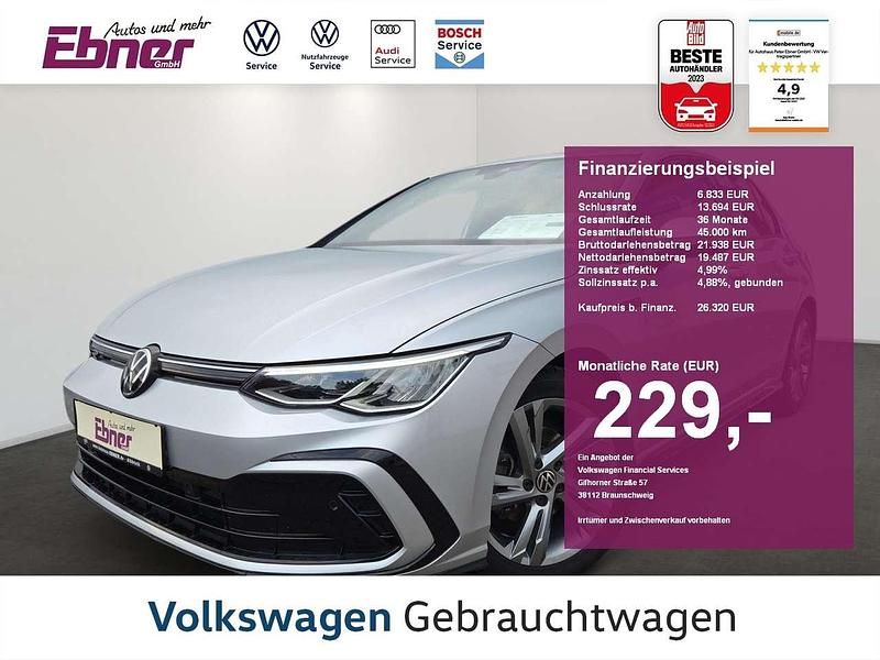 Reflexsilber metallic Gebraucht 2022 VW Golf VIII R-line Limousine | 26.350 € (Fairer Preis) - Bild 1/4