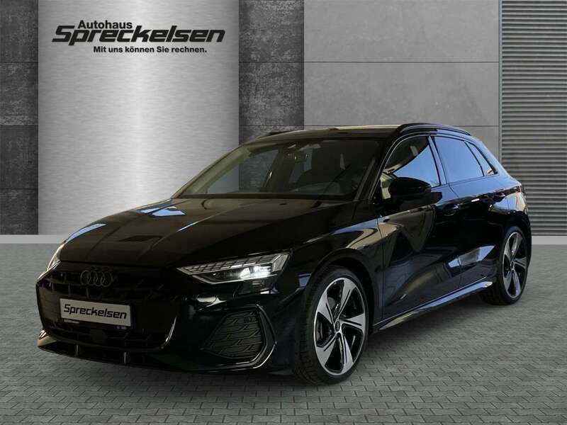 Schwarz Gebraucht 2024 Audi A3 Sportback S-line plus Limousine | 35.989 € (Fairer Preis) - Bild 1/4